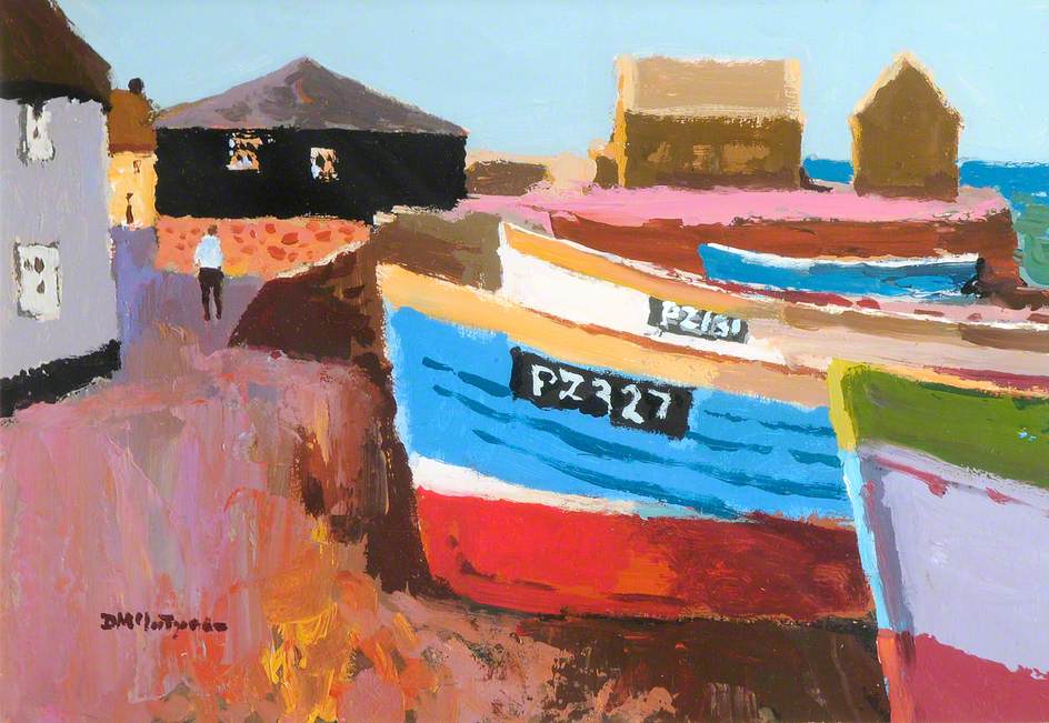 Boats at Sennen Cove, Cornwall