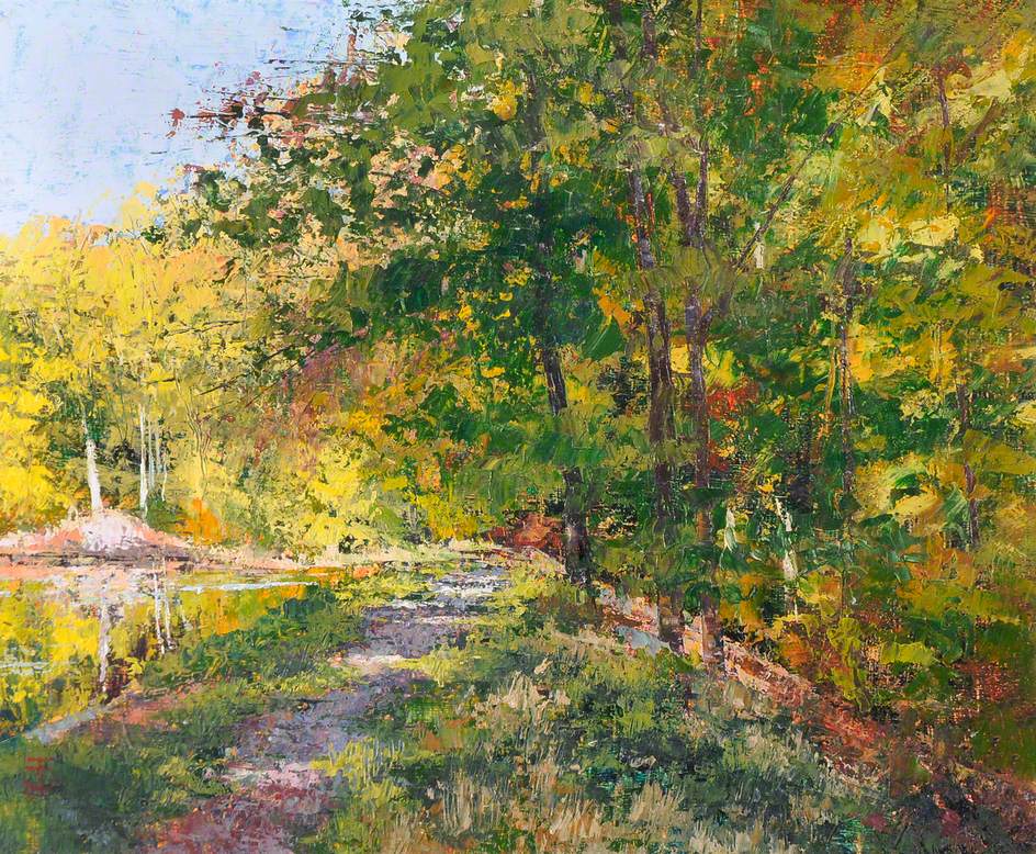 Country Woodland Summer Path, In Loving Memory of Graham Meredith | Art UK