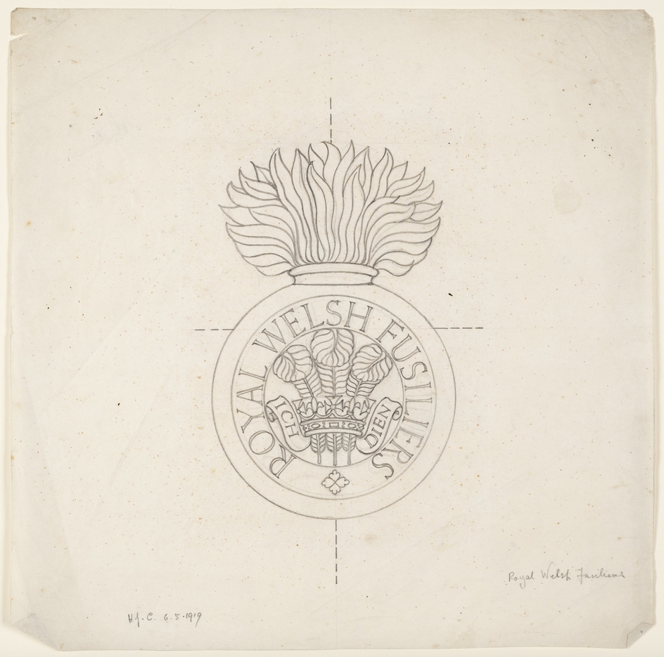 Royal Welch Fusiliers Grenade Badge