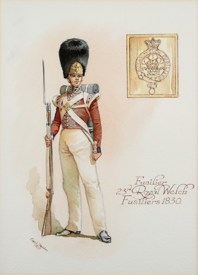 Fusilier, 23rd Royal Welch Fusiliers, 1830