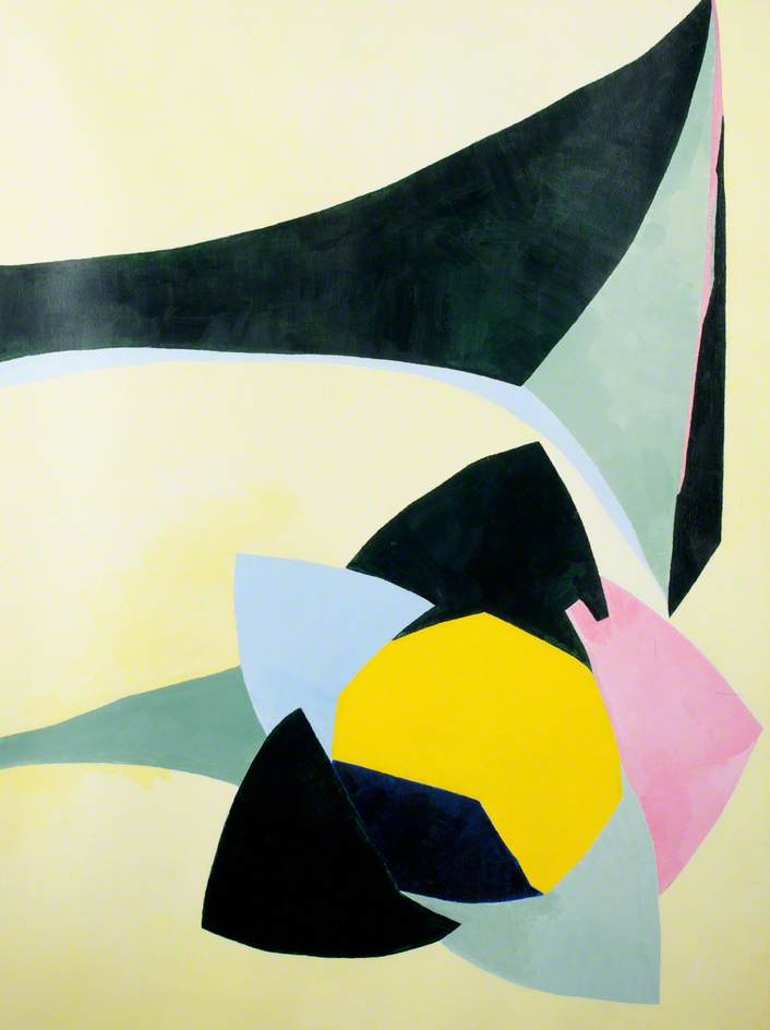 Abstract Forms on Lemon Yellow*
