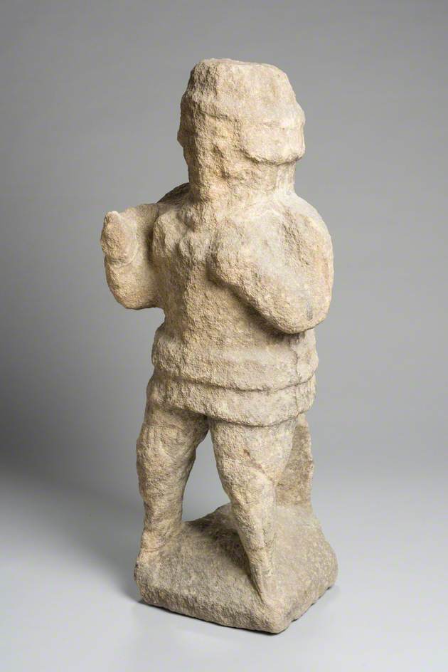 Male Figure with Arms Raised*