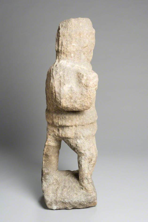 Male Figure with Arms Raised*