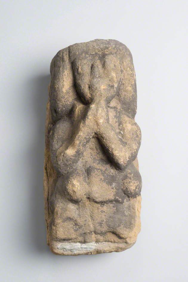 Corbel Depicting a Female at Prayer