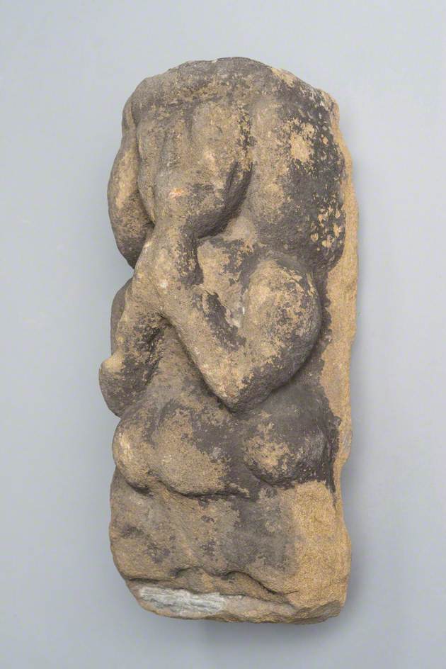 Corbel Depicting a Female at Prayer