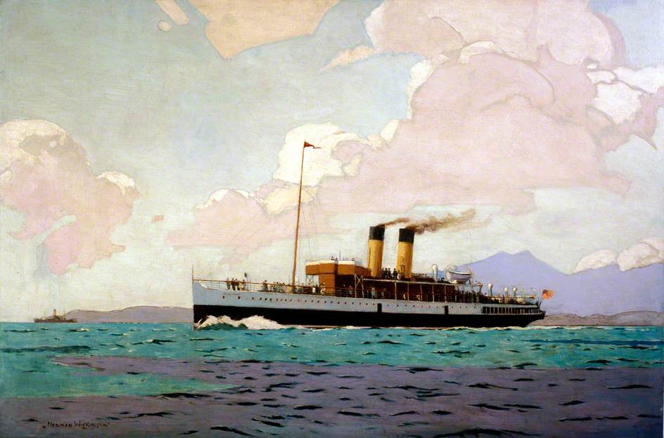 SS 'Glen Sannox' on the Clyde