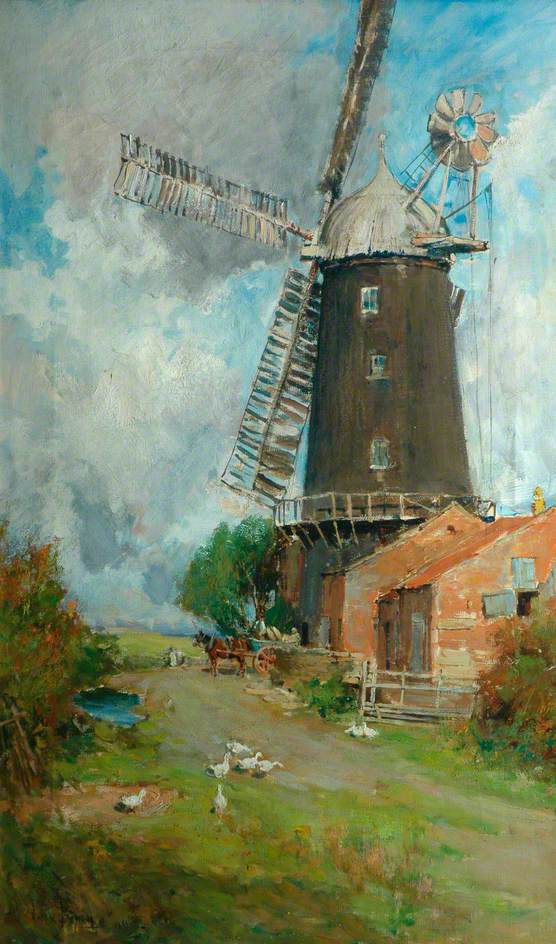 Farmyard and Windmill