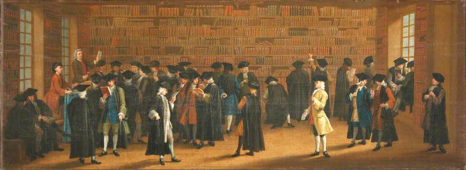 A Scene at an Oxford Book Auction