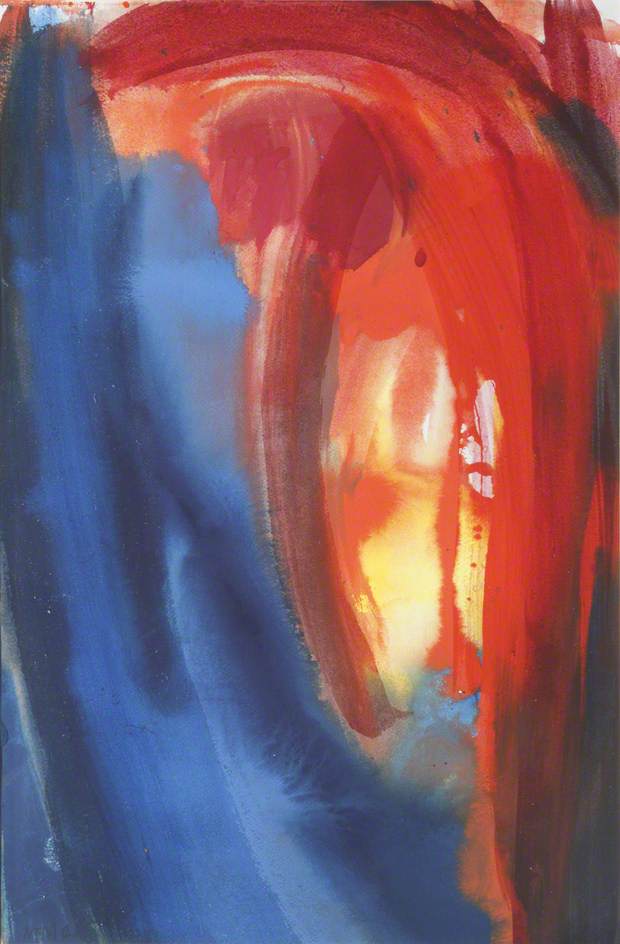 Red, Blue and Yellow Abstract