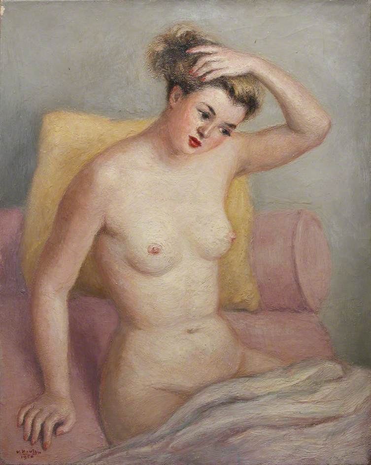 Nude on a Pink Chair