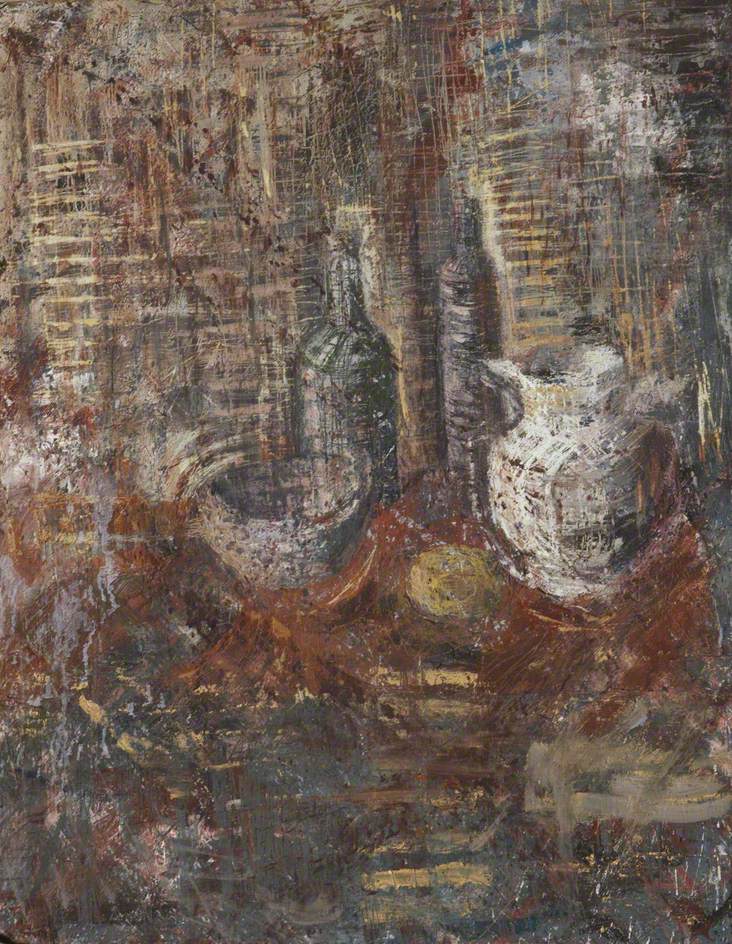 Still Life with Wine Bottles