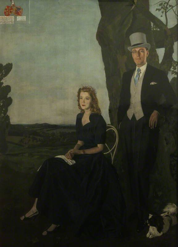 Francis Edward Lascelles-Hadwin (b.1926), Demy (1947–1950), and Lady Julia Lascelles-Hadwin, née Bluet-Mackenzie (b.1934)