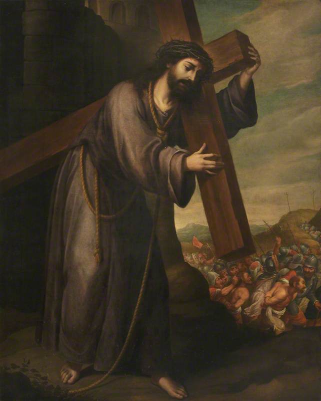 jesus christ carrying the cross