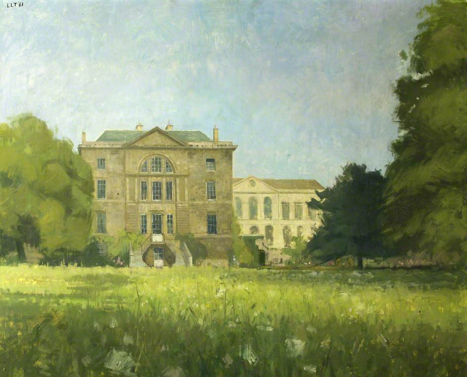 Worcester College: View of Lodgings from Garden
