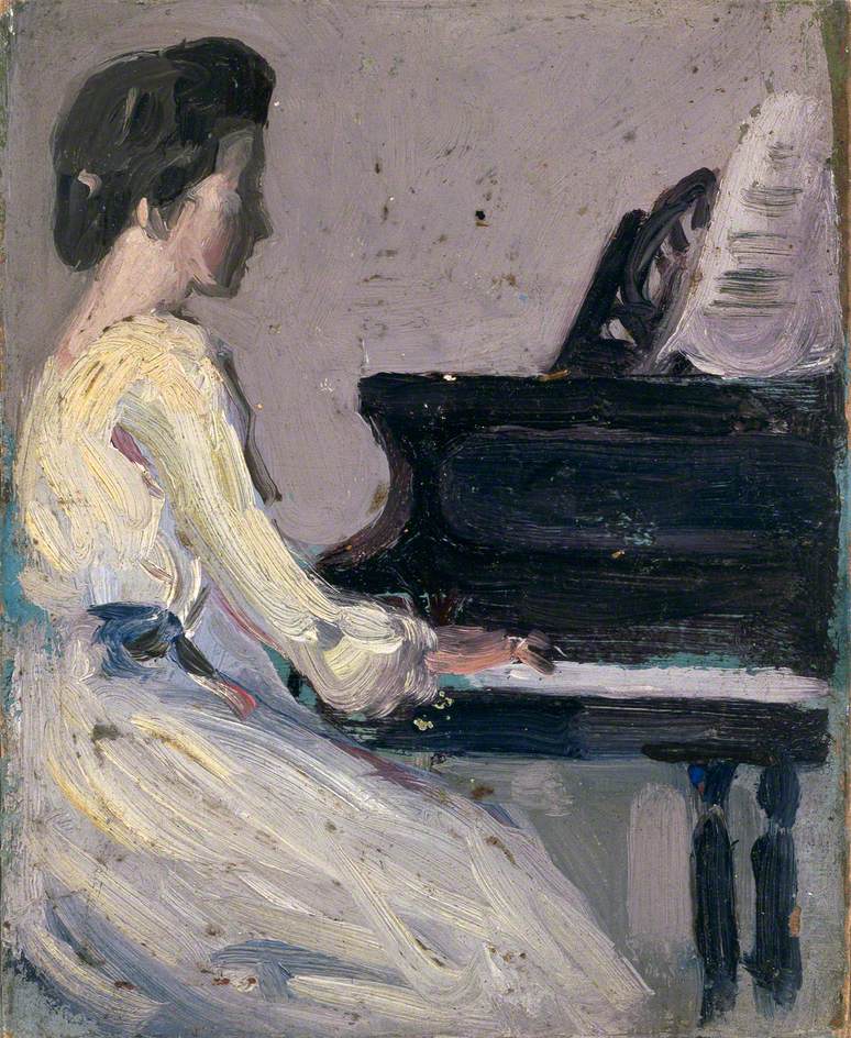 Artist's Sister at Piano