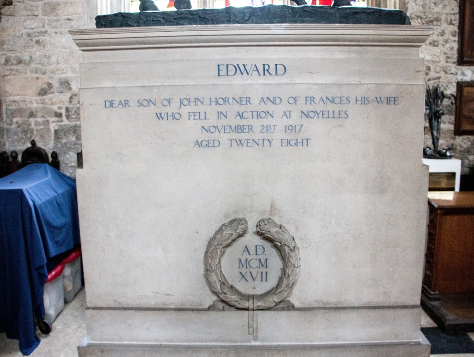 Memorial to Edward Horner (d.1917)
