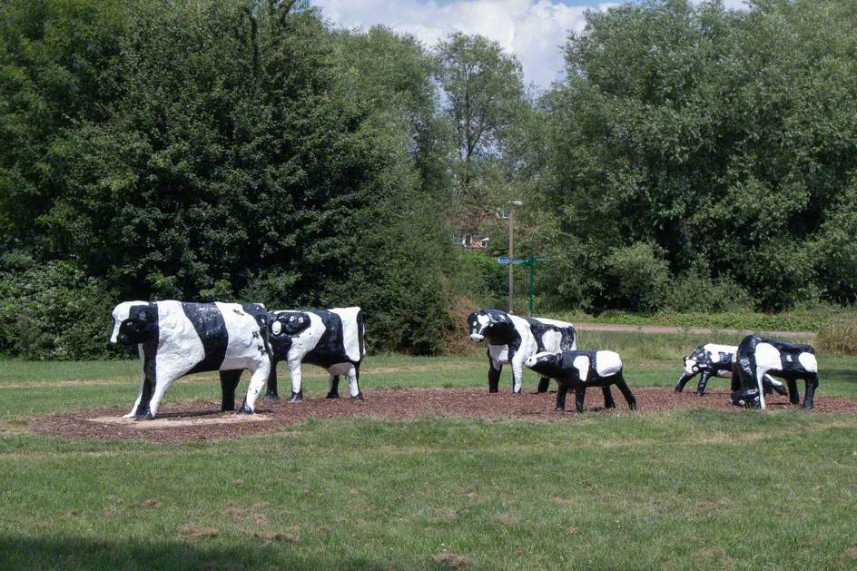 Concrete Cows (replicas)