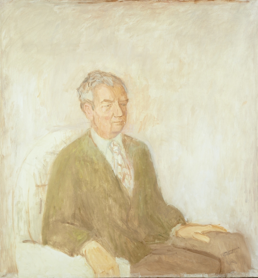 Benjamin Britten (1913–1976), in a Green Cardigan