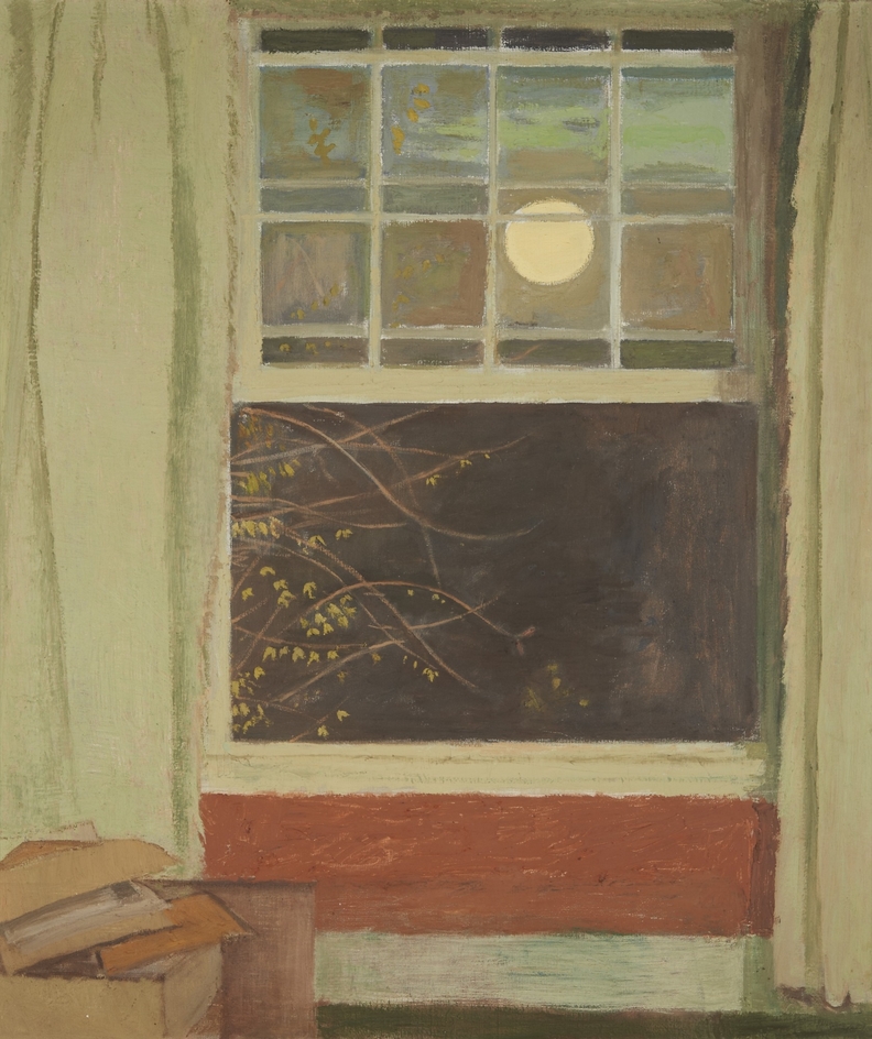 Open Window by Moonlight (Night Window)