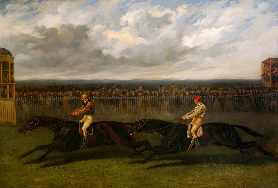'The Flying Dutchman' and 'Voltigeur' at York, 1851