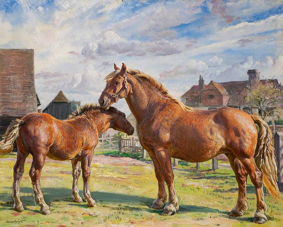 Parham Prunella and Her Foal