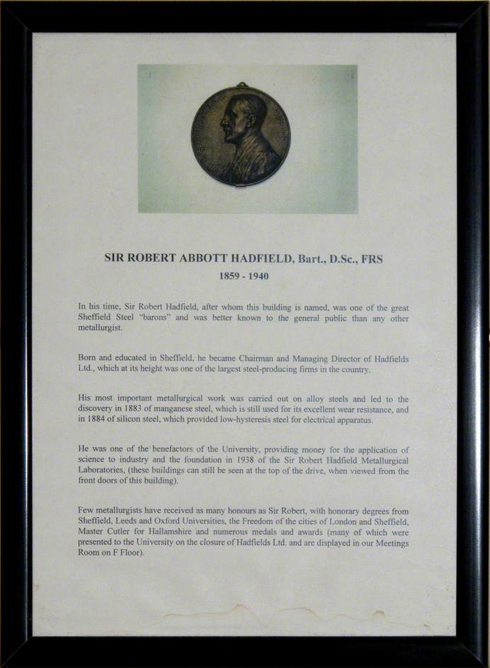Sir Robert Hadfield (1858–1940)
