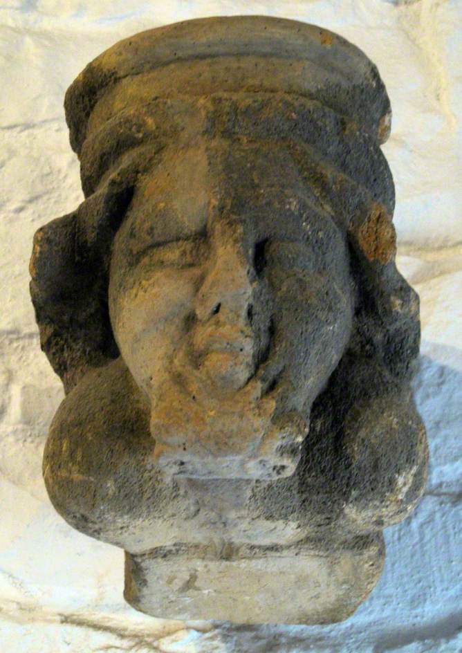 Corbel with a Bearded Face