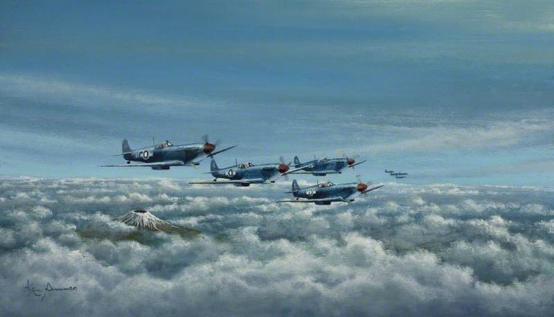 Seafires over Fujiyama, Japan