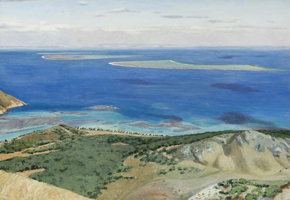 View of Reefs Seen from the Top of Lizard Island, Barrier Reef, 2