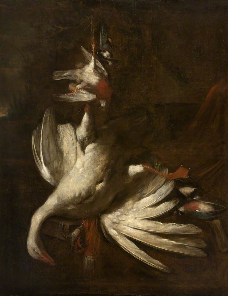Still Life of Poultry and Songbirds