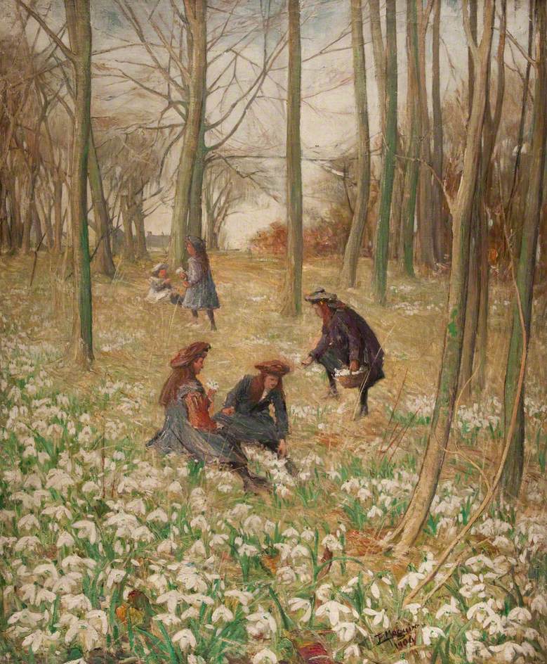 Girls in a Spring Wood
