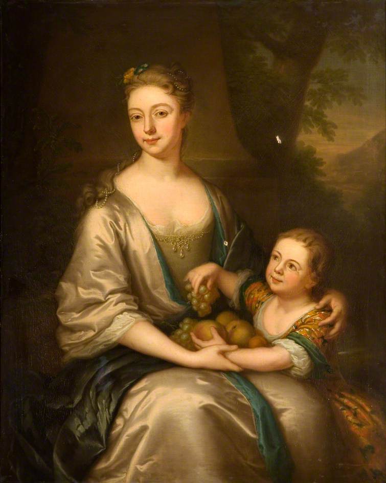 Esther, Viscountess Chetwynd, Wife of John, 2nd Viscount Chetwynd, and Her Son, John Chetwynd (1699–1741)