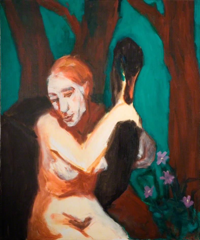 Woman with Swan I