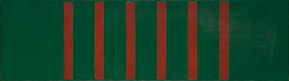 Red Stripes on Green