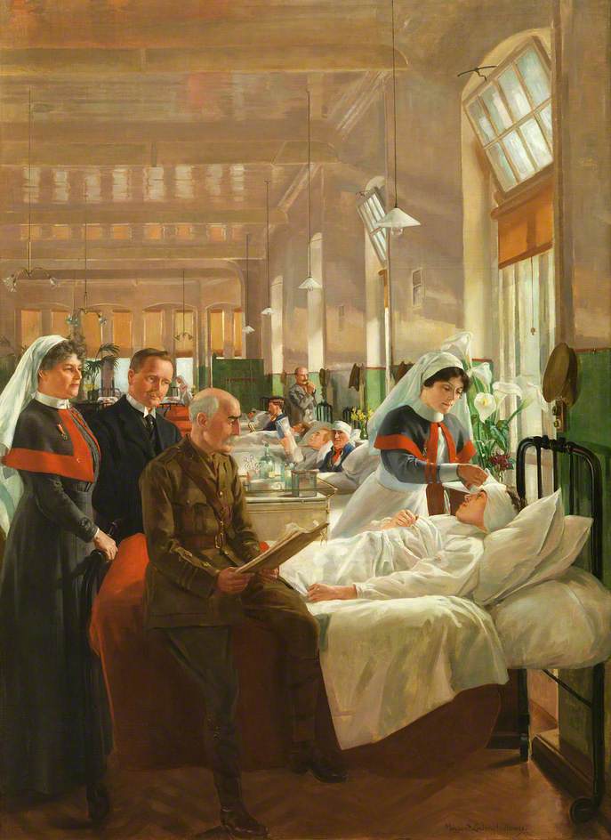 Care of Wounded Soldiers at Cardiff Royal Infirmary during the Great War