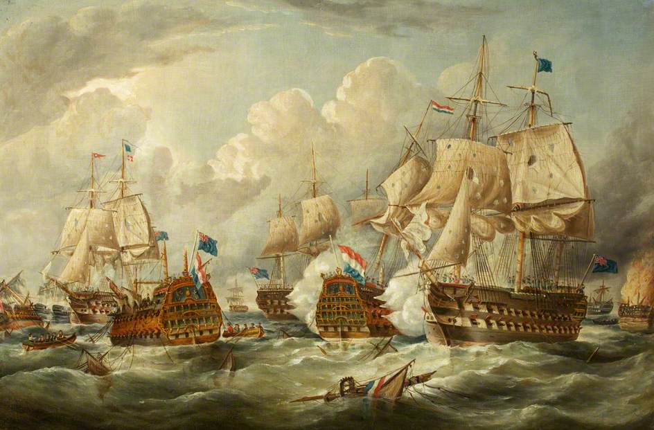 The Battle of Camperdown, 11 October 1797