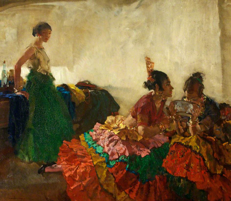 Gitana Dancers Resting, Albaicin, Granada
