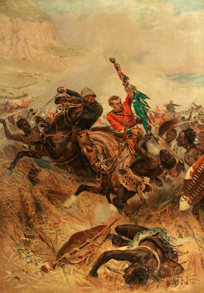 Saving the Queen's Colour at the Battle of Isandlwana