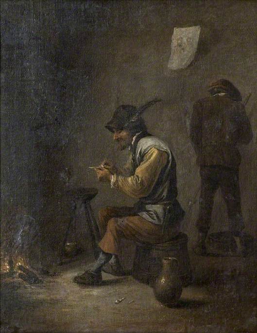 Peasants in an Interior