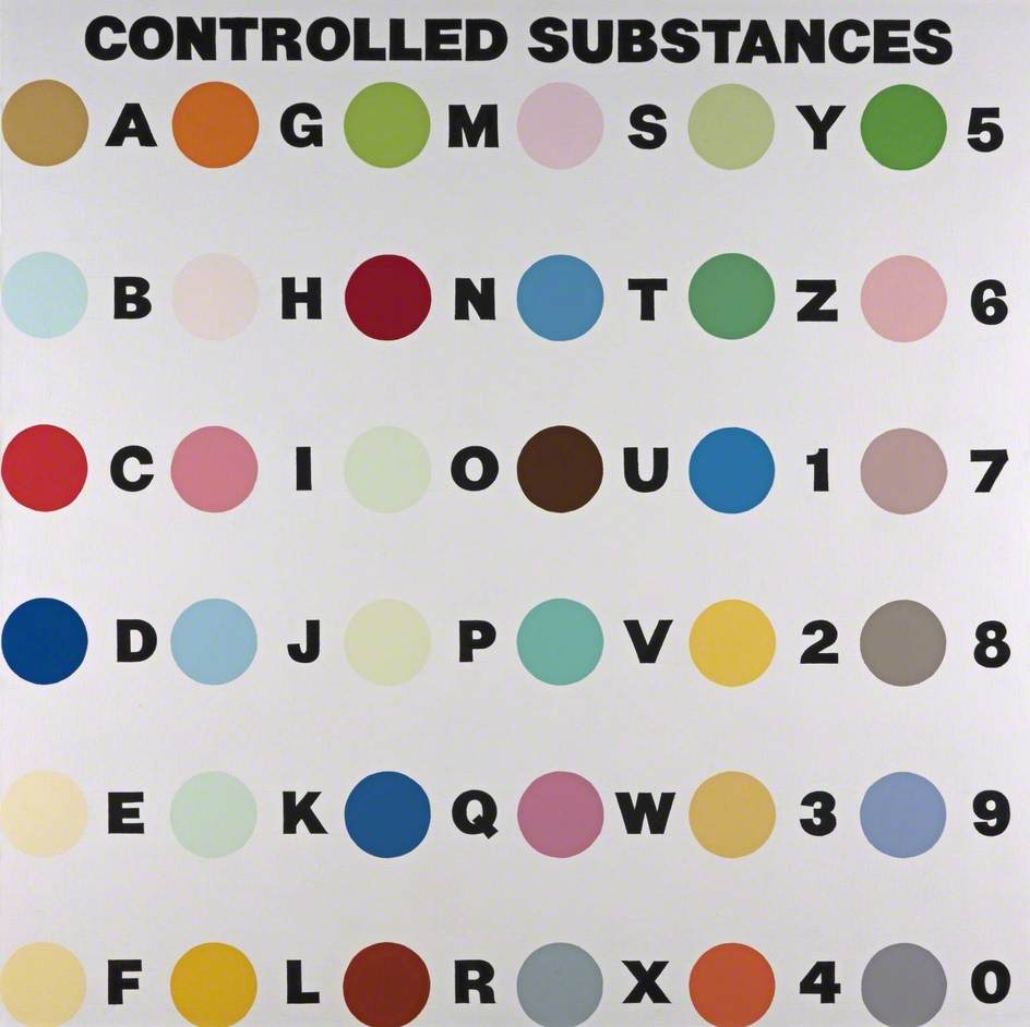 Controlled Substance Key Painting