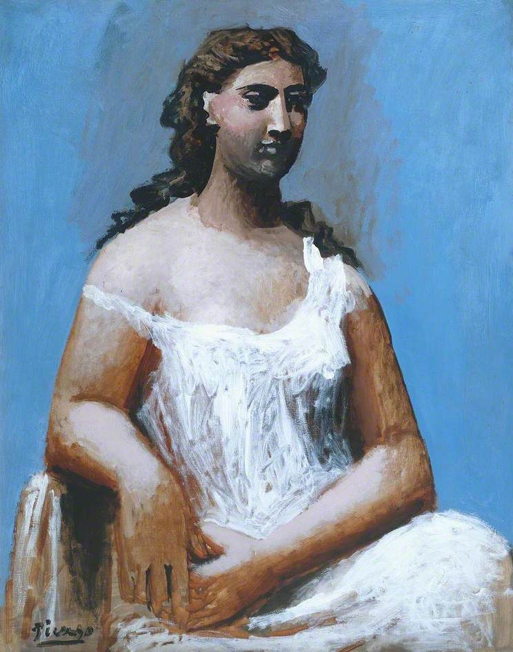 Seated Woman in a Chemise (Femme en chemise assise)