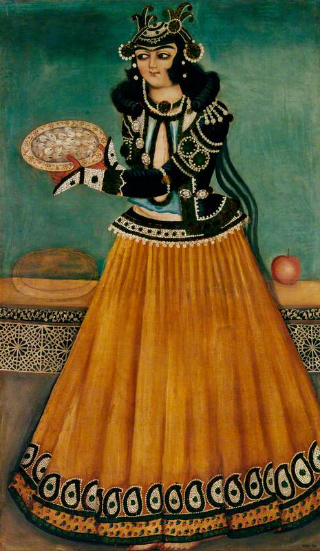 Woman Carrying a Plate of Sweets | Art UK