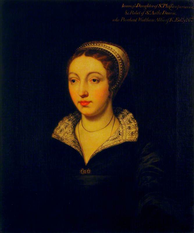 Joan Champernonne (b.c.1520), Daughter of Sir Philip Champernonne of Modbury, Devon, and Widow of Sir Anthony Denny