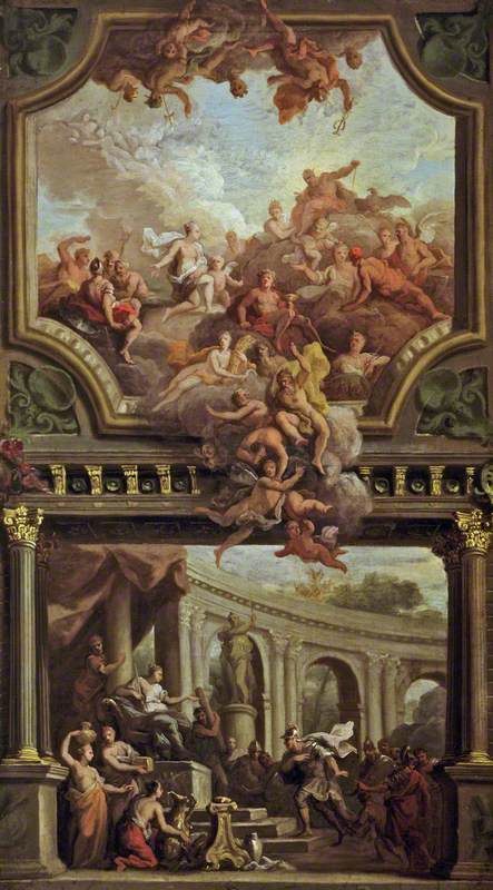Aeneas before Dido, and Venus Supplicating Jupiter