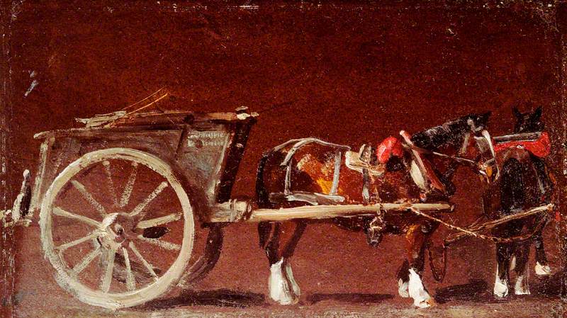 Study of a Cart with Two Horses