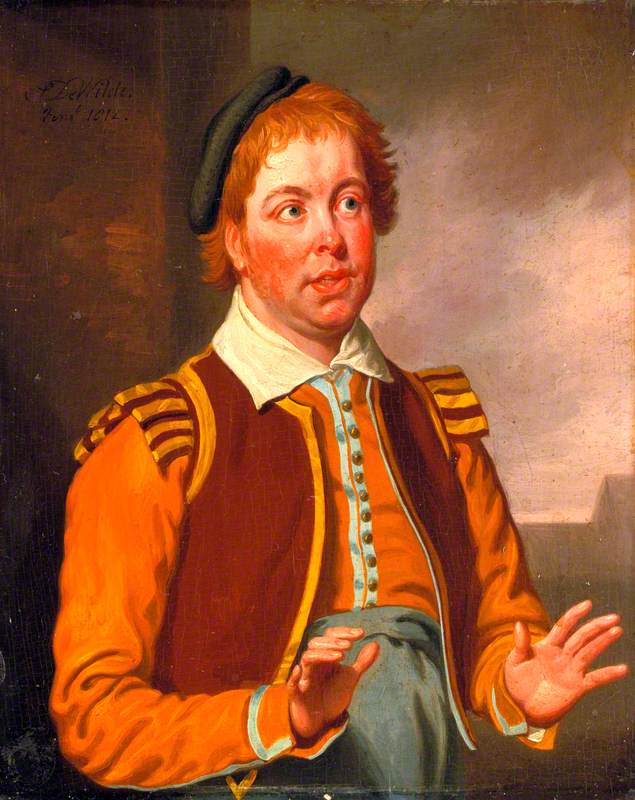 John Liston (c.1776–1846), as Pompey in 'Measure for Measure' by William Shakespeare