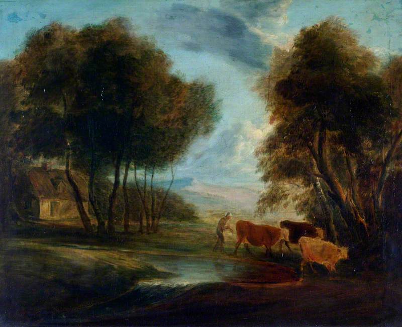 Landscape with Cows