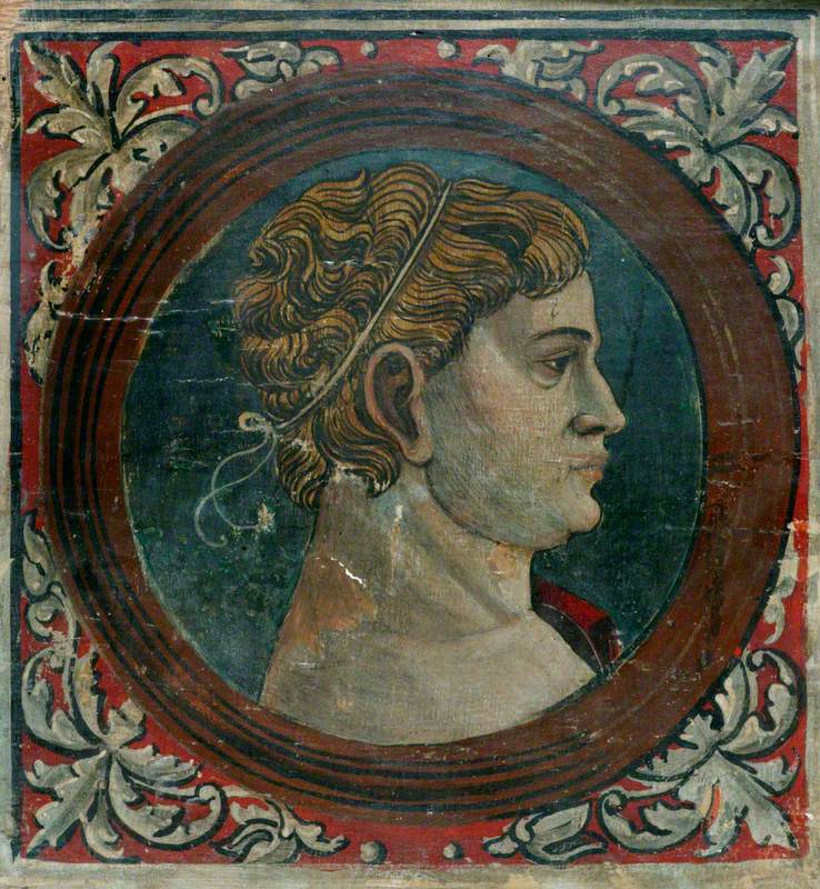 Profile Bust of a Roman Emperor Facing Right 