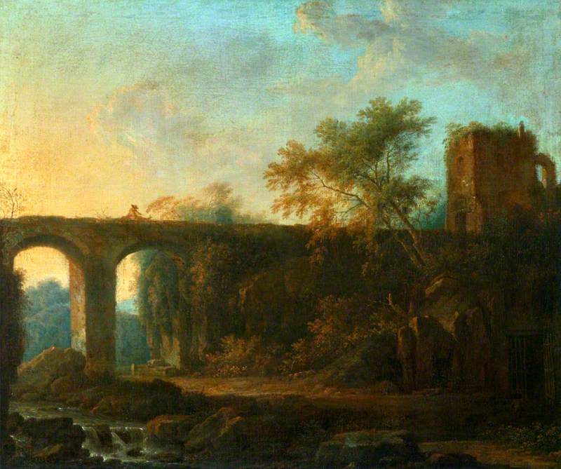 Landscape with a Bridge and a Tower