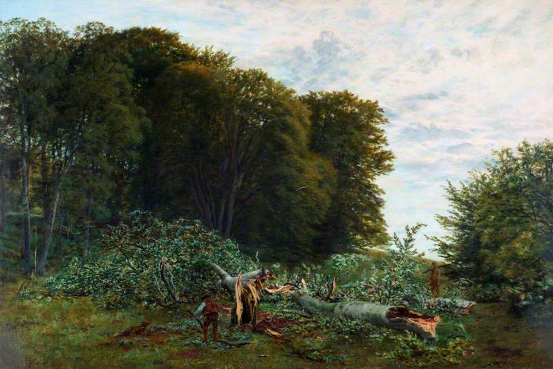 Landscape with Woodcutters